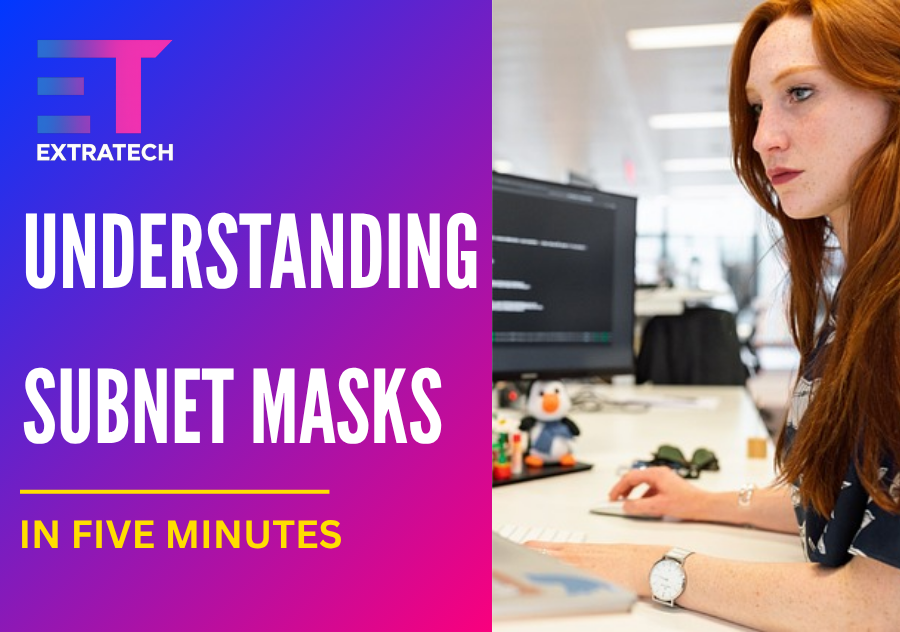 Woman typing on a computer in modern office setting